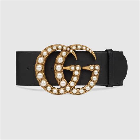 Gucci double g belt women's